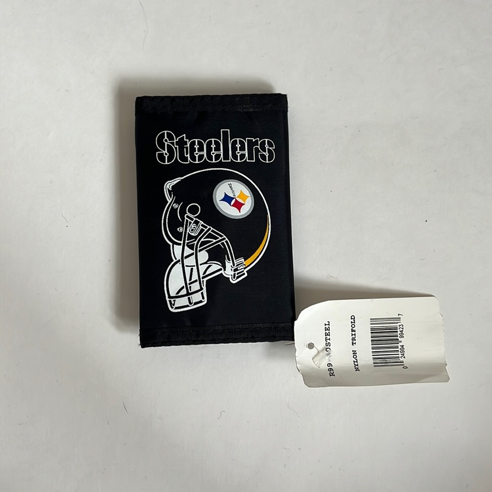 Pittsburgh Steelers Wallet / New / Black / Authentic / NFL